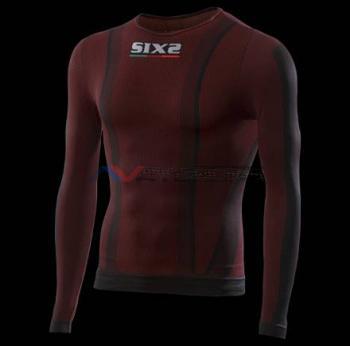 maglia girocollo sixs dark red 
