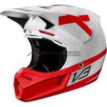 Casco V3 Preest LE White-red
