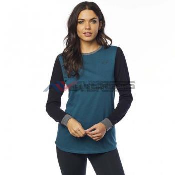 Maglia Donna Moto X Long Light-Jade Iridium