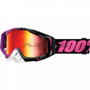Maschera 100% Racecraft Haribo Mirror Red Lens