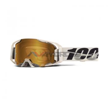Maschera 100% Armatic Pitch-Lente specchio Oro