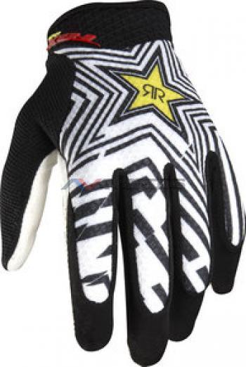 Guanti Rockstar Replica White-Black