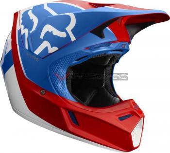 Casco Fox 2019 V3 Kila Blue-Red