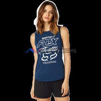 Canotta Donna Maniac Muscle Light Indigo
