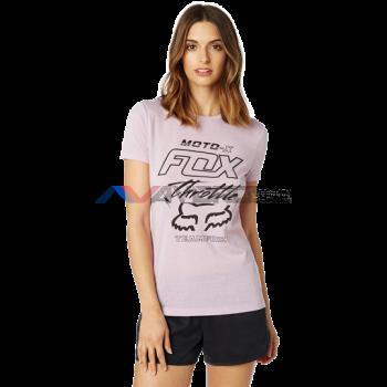 T-shirt Donna Throttle Manic SS Crew Lilac