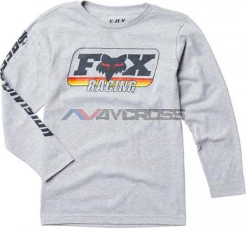 Maglia Youth Throwback LS Light Heather Grey