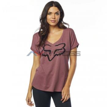 T-shirt Donna Responded SS Vneck RL Rose